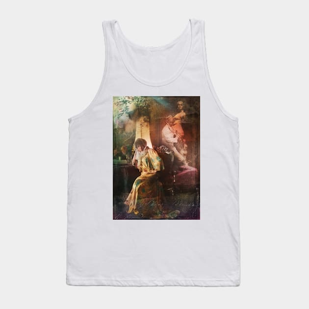 Collage Art Sarah Bernhardt Tank Top by Floral Your Life!